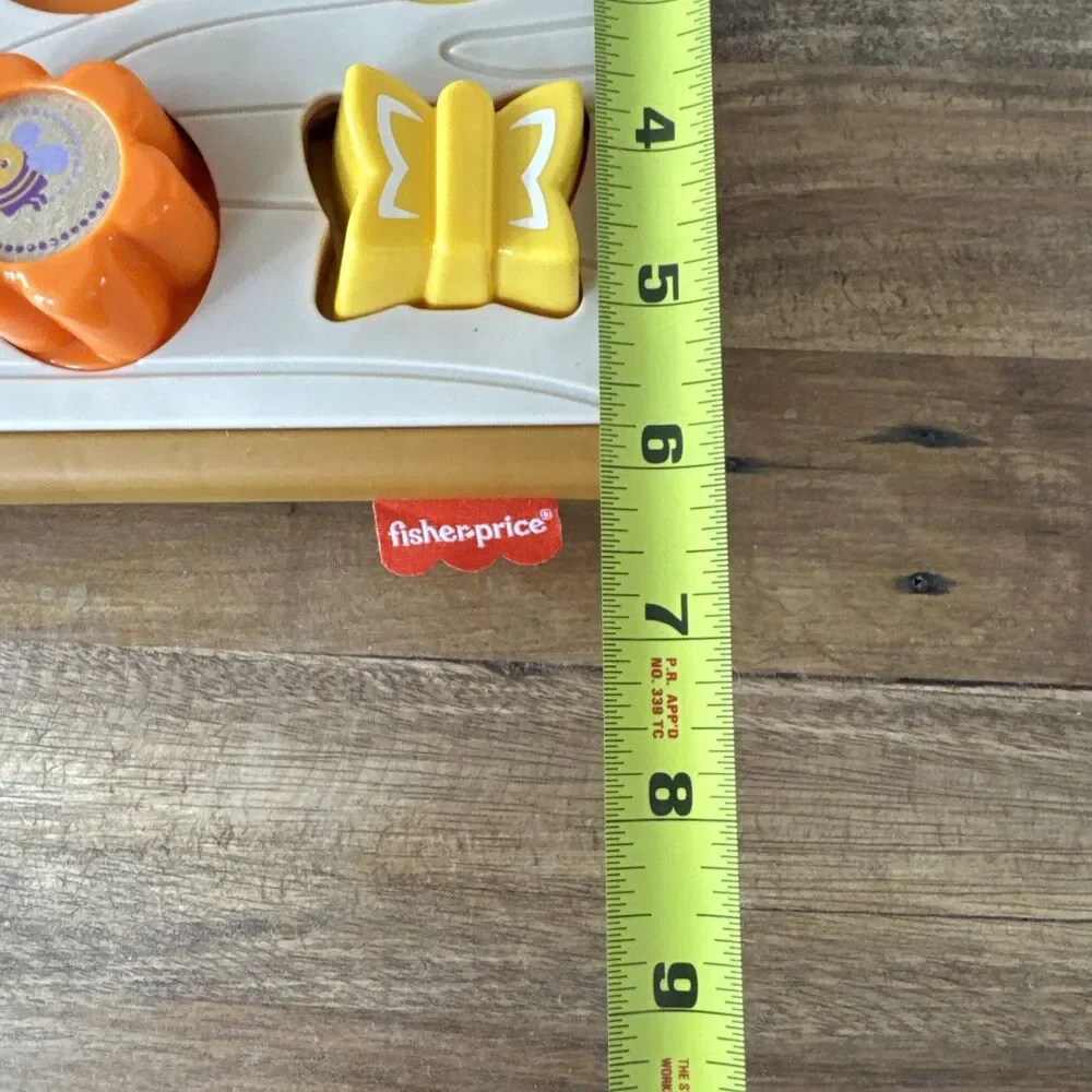 Fisher-Price Hide & Peek Pop-Up Animal Toy Sensory Activity EUC Ages 9+ Months